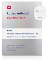 Lubex anti-age Dual Face Mask – Swiss restructuring & smoothing sheet mask for radiant skin | Beautylion.ch